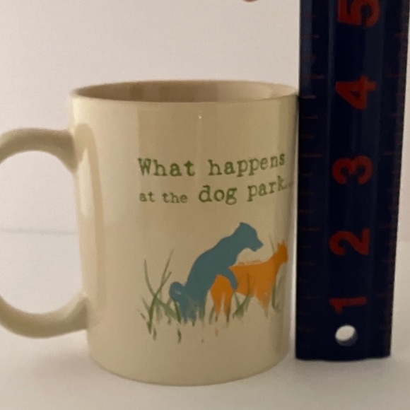 What happens at the dog park... Ceramic Coffee Mug STAYS at the dog park. - Picture 8 of 9